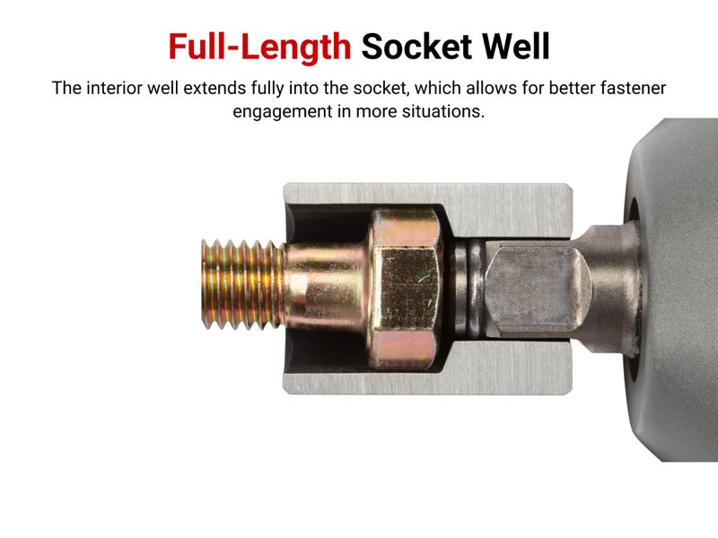 TEKTON 1/2 Inch Drive x 37 mm Deep 6-Point Impact Socket | SID23137 - Image 3